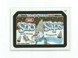 NUTLE SNO SAPS NONPAREILS 2010 TOPPS WACKY PACKAGES STICKERS #53 - $4.99