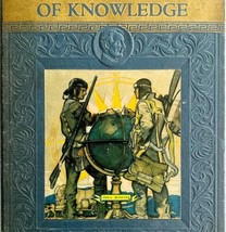 1937 Wonderland of Knowledge Embossed Book Cover For Crafts Collectibles... - £14.94 GBP