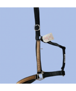Billy Cook Black and Tan Nylon Halter Horse Size New - £11.98 GBP