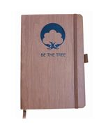 Be The Tree Notebook Journal Wood Grain Cover Elastic Band Bookmark Tree... - $9.90