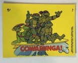 Teenage Mutant Ninja Turtles Trading Card Sticker #7 - £1.55 GBP