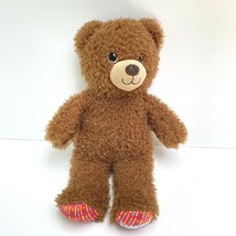 Happy Birthday Plush Build A Bear Brown Teddy Bear BAB Stuffed Animal 16&quot; - £10.40 GBP