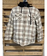Armored Saint Plaid Zip Up Lined Hoodie Sweater Men&#39;s Size L KG JD - €17,04 EUR