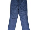 Vintage Wrangler Made In USA 14 Regular Straight Navy Blue Corduroy Jean... - $46.98