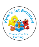 Baby Sesame Street Birthday Party Favor Stickers, (12) Personalized, 2.5... - $223.68 MXN