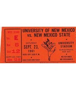 1961 Sept 23 Ticket Stub University Of New Mexico VsNew Mexico State E6 12 - $49.49