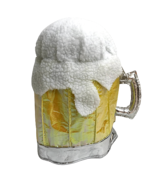 Beer Plush Mug Hat Stein Glass Funny Novelty Halloween Costume Oktoberfest Adult - $12.59