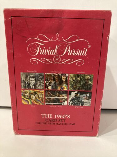 Parker Brothers Trivial Pursuit The 1960's Card Set Game - $19.79