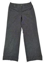 Ann Taylor Signature Fit Dress Pant Women Size 8 (Meas 31x32) Dark Gray ... - $10.48