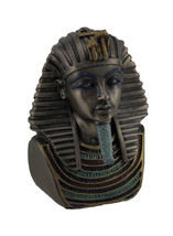 Metallic Bronze Finished King Tut Death Mask Mini Statue - £23.73 GBP