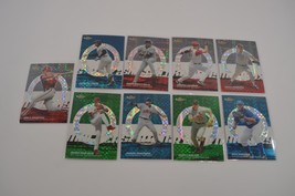 Topps Finest 2005 Red Green Xfractor Maddux Kearns +++ Baseball Card Lot of 9 - $58.04