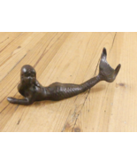 Cast Iron Laying Mermaid Figure Nautical Decor Statue Mermaids Tiki Pape... - €17,35 EUR