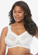 Easy Enhancer® Wireless Bra by Comfort Choice® ~ Women&#39;s Size 42DD ~ White - £17.65 GBP