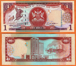 TRINIDAD &amp; TOBACO 2006  UNC 1 Dollar Banknote Paper Money Bill P- 46 - £0.85 GBP