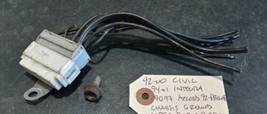 92-00 CIVIC Chassis Cable Ground Wire Junction Used OEM 4 Harness Repair... - $274.00 MXN