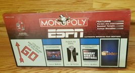2006 ESPN Monopoly Board Game NEW SEALED Ultimate Sports Fan Collectors Edition - £48.55 GBP