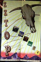 Original 1977 ZZ Promo Record Catalog Poster Still Sealed - £170.64 GBP