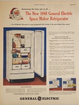 1947 Print Ad The New 1948 General Electric GE Space Maker Refrigerators  - £14.20 GBP