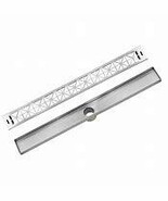 AQVA 30-in L Decorative Rectangle Stainless Steel Linear Shower Drain - $234.68