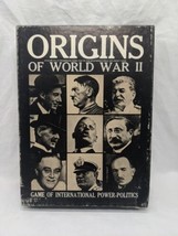Origins Of World War II Bookcase Game Board Game Unpunched Complete - £39.56 GBP