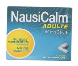 NAUSICALM-Long Lasting Formula For Nausea Relief/Motion Sickness-Pack Of... - $25.50