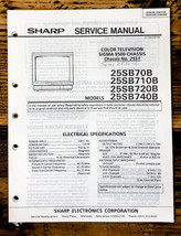Sharp 25SB70B 25SB710B 25SB720B 25SB740B TV / Television Service Manual *Orig* - $19.77