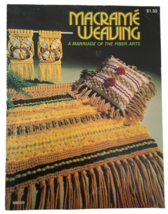 Leisure Time Macrame Weaving Pattern Booklet Marriage of the Fiber Arts ... - $14.99