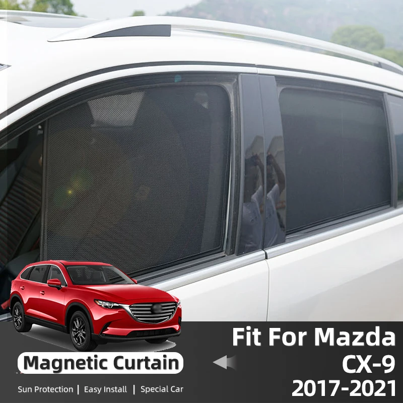 For Mazda CX-9 CX9 CX 9 2016-2023 Car Side Window Sunshade Front Windshield - £35.06 GBP+