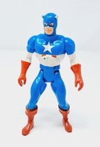 Marvel Super Heroes Secret Wars Captain America 4.5&quot; Figure Vtg 1984 White Wings - £6.41 GBP