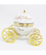 VTG 1985 Valentin Italy Ceramic Cinderella Pumpkin Carriage Trinket Jewe... - £57.80 GBP