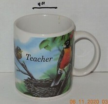 Teacher Coffee Mug Cup Ceramic &quot;you Have given Me Courage to Try &amp; wings... - $9.55