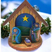 Christmas Nativity Manger Scene Patti Miller Bless Your Heart 4 Piece Set Enesco - £54.66 GBP