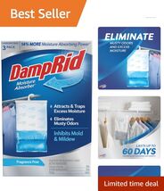 3 Pack Fragrance-Free Moisture Absorbers - Eliminate Musty Odors Effortl... - $41.53
