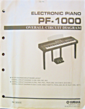 Yamaha PF-1000 Electronic Digital Piano Original Overall Circuit Diagram... - $39.59