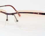 Vintage NOUVELLE LIGNE 1141-7 04 Burgundy UNIQUE RARE EYEGLASSES 56-16-1... - $67.50