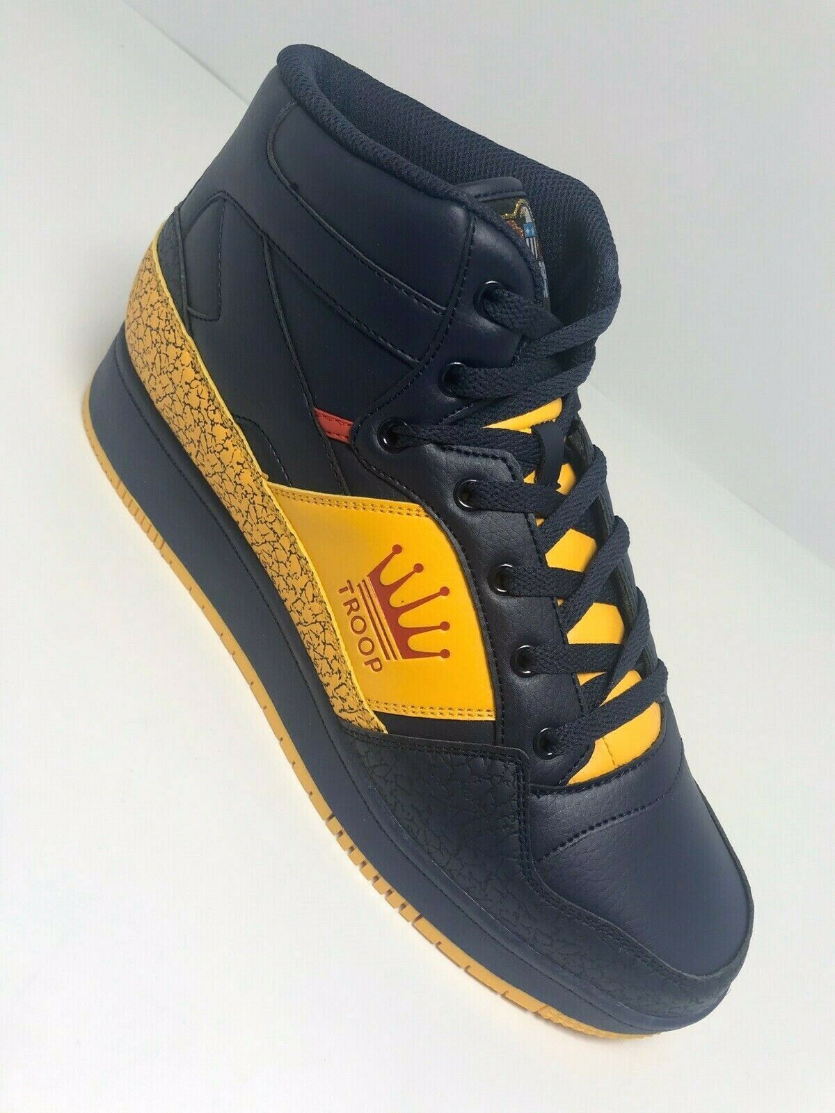 Primary image for Men's Troop Destroyer Navy | Mustard Yellow High-Top Sneakers NWT