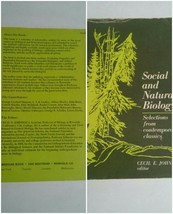 VTG Social and Natural Biology Paperback Book Johnson Van Nostrand 1968 - £10.14 GBP