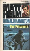 The Poisoners By Donald Hamilton Fawcett Gold Medal Pb 1971 [Hardcover] Donald H - £22.94 GBP