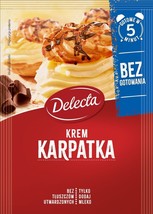 DELECTA Karpatka Cake cream 145g -Just add milk--Ready in 5 min- FREE SHIPPING - £7.92 GBP