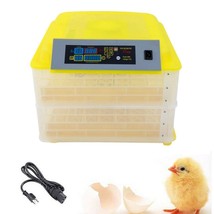 112 Eggs Digital Incubator Fully Automatic Egg Turning Humidity Chicken ... - £111.05 GBP