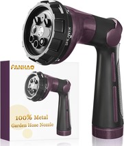 Fanhao Garden Hose Nozzle Heavy Duty, 100% Metal Water Hose Sprayer With... - $34.99