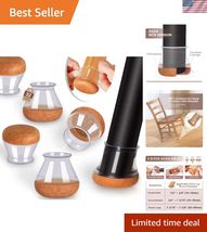 2023 New Chair Leg Floor Protectors for Hardwood Floors Felt Furniture P... - $54.63