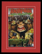 2006 Rampage Total Destruction PS2 Framed 11x14 ORIGINAL Vintage Advertisement - £27.05 GBP