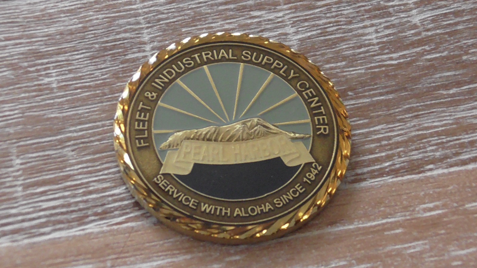 USN Fleet &amp; Industrial Supply Center Hawaii CPO Challenge Coin #C998 - $25.91 CAD