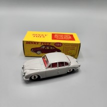 Dinky Toys 195 3.4 Jaguar Saloon Gray Meccano England Original Box Vtg - $116.09