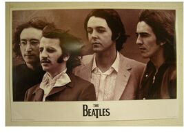 Poster Dei Beatles Della Metà Della Carriera Band Commerciale - $504.26 MXN