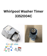 Whirlpool Washer Timer 3352004C with knob - £31.32 GBP