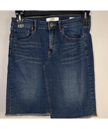 Vintage America Blue Denim Wonderland Midi Skirt - $270.51 MXN