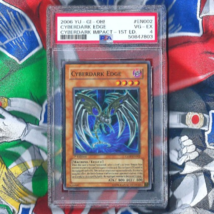 CDIP-EN002 Psa 4 Cyberdark Edge Super Rare Holo 1st Edition Yugioh 2006 - £36.52 GBP