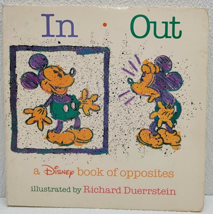 Disney Toddler Book Of Opposites IN OUT  By Richard Duerrstein Board Boo... - $168.24 MXN